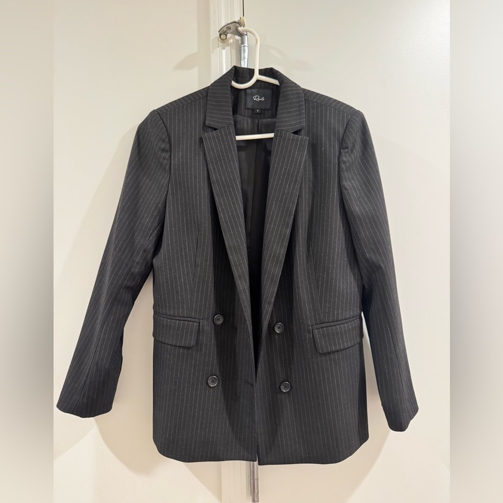 Rails | Jac Charcoal Pinstripe Blazer - image 1